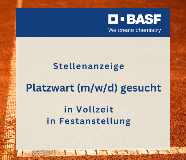 BASF Stellenanzeige für Platzwart in Vollzeit