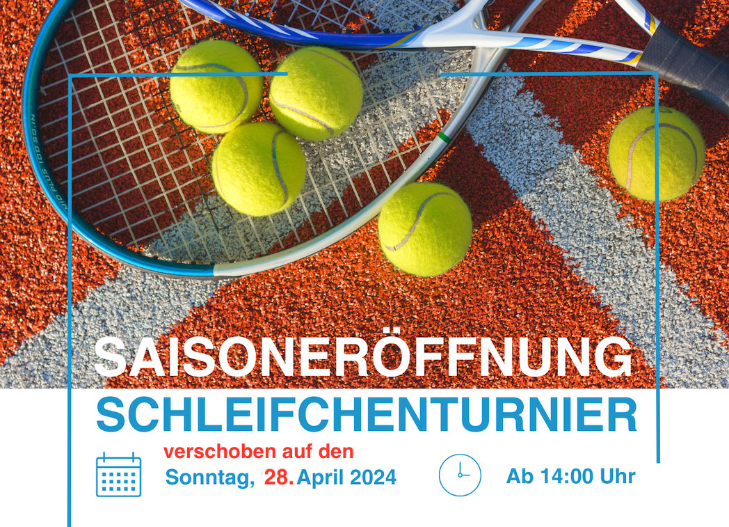 Tennisschläger und Bälle auf Sandplatz