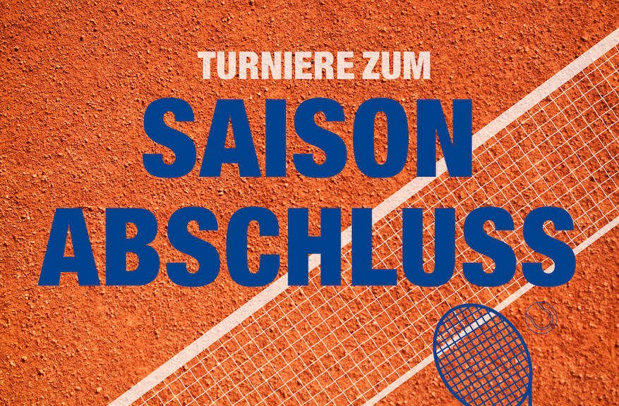 Plakat für Tennis-Saisonabschluss-Turniere