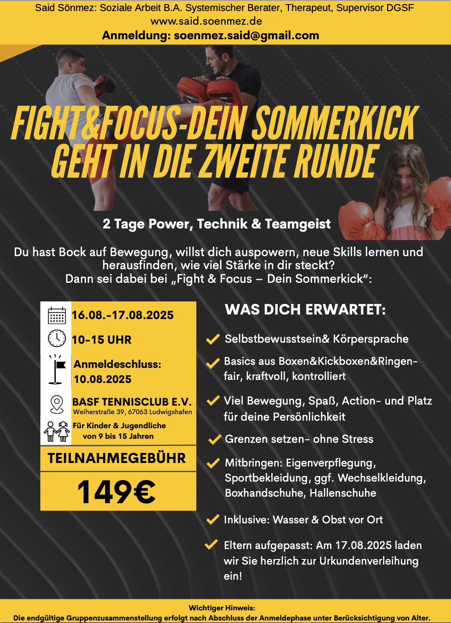 Box-Workshop für Kinder und Jugendliche Sommer 2025