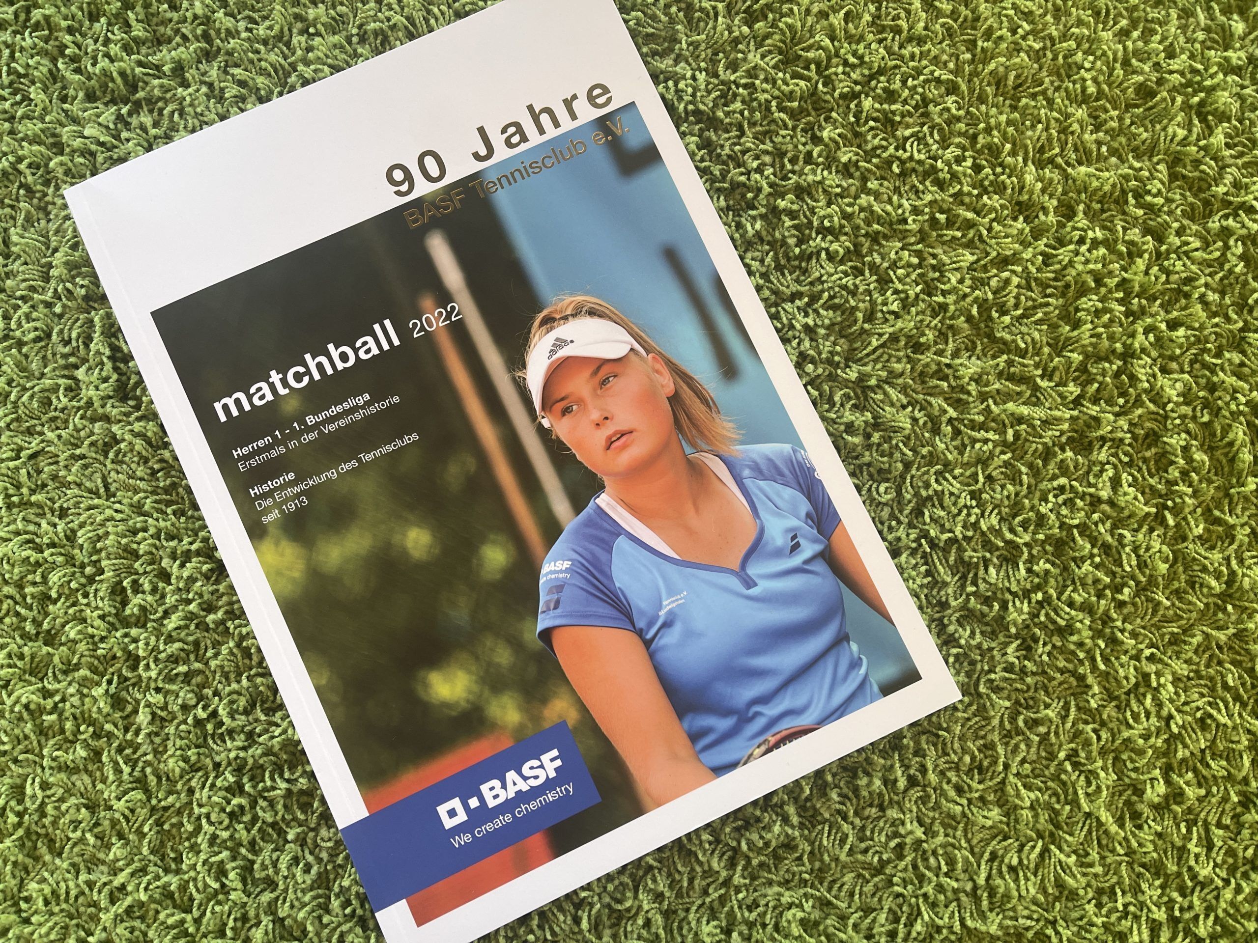 Magazincover 90 Jahre BASF Tennisclub e.V. 2022