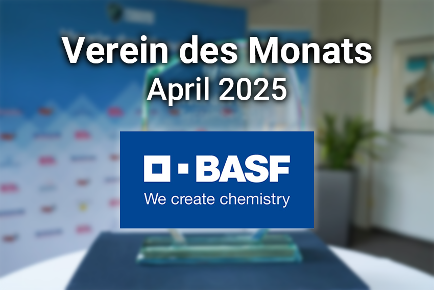 Verein des Monats April 2025 mit BASF-Logo
